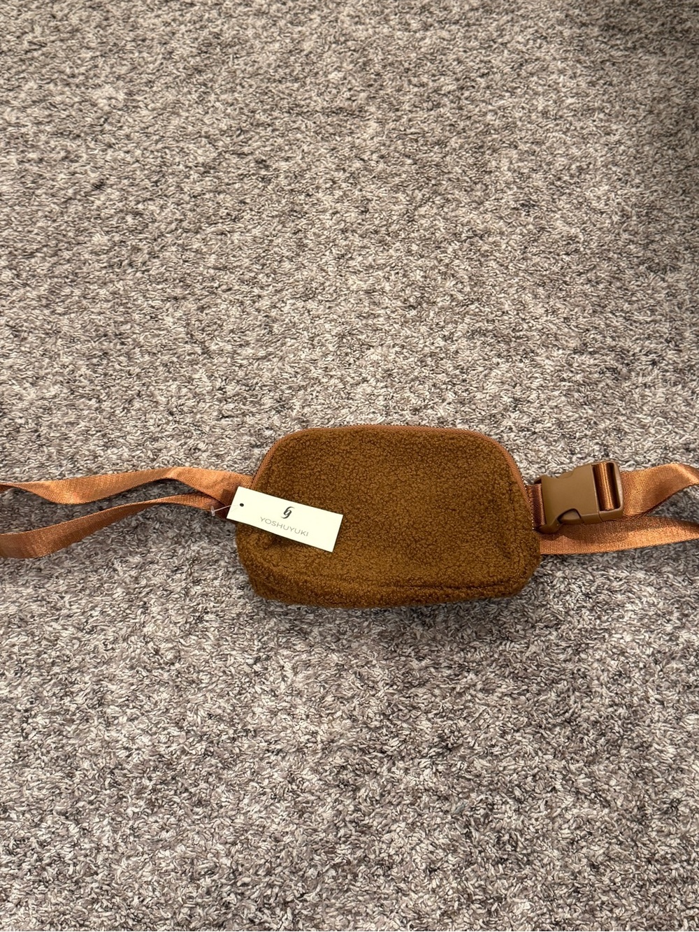 Sherpa Fanny Pack Belt Bag in Brown